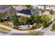 Aerial view of house with solar panels and pool at 16548 Raven Rock Pl, Winter Garden, FL 34787