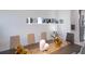 Modern dining room with a stylish chandelier and sleek table at 16548 Raven Rock Pl, Winter Garden, FL 34787