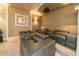 Luxury home theater with multiple reclining seats at 16548 Raven Rock Pl, Winter Garden, FL 34787