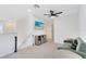 Spacious loft area with comfortable seating and built-in shelving at 1791 Yellow Trl, Lakeland, FL 33801