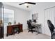 Home office with desk, chair, and printer at 1791 Yellow Trl, Lakeland, FL 33801