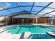 Beautiful pool with a large screened patio and spa at 2008 Dixie Belle Ave, Deltona, FL 32725