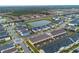 Spacious community with pond, green space, and well-maintained homes with lush landscaping at 2186 Fleming Mist Pl, Kissimmee, FL 34747