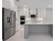 Modern kitchen with stainless steel appliances at 2230 Standing Rock Cir, Oakland, FL 34787