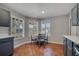 Charming breakfast nook featuring natural light from shuttered windows at 2417 Liela Lee Ct, Ocoee, FL 34761