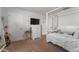 Serene bedroom with a comfortable bed and built-in shelving at 264 Citrus Pointe Dr, Haines City, FL 33844