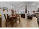 Bright dining room featuring tile floors and seamless flow to the living space at 264 Citrus Pointe Dr, Haines City, FL 33844