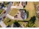 Aerial view highlighting the home's layout and backyard at 2715 Rismen Ct, Kissimmee, FL 34743