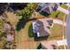 Aerial view showing the home's lot size and location at 2715 Rismen Ct, Kissimmee, FL 34743