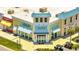 Overhead view of the Coconut Telegraph Business Center with modern design and convenient parking at 306 Hang Loose Way, Daytona Beach, FL 32124