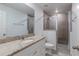 Bathroom with granite countertop and shower at 386 Marion Oaks Trl, Ocala, FL 34473