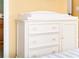 White changing table with drawers in a bedroom at 4525 Stella St, Kissimmee, FL 34746