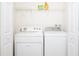 Functional laundry room with washer and dryer at 4525 Stella St, Kissimmee, FL 34746