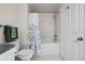 Bathroom with a shower/tub combo at 709 Centervale Dr, Celebration, FL 34747