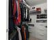 Large walk-in closet with ample shelving and drawers at 709 Centervale Dr, Celebration, FL 34747