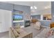 Living room with fireplace, TV, and comfortable seating at 8301 Elm Park Dr # 634, Orlando, FL 32821