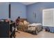 bedroom with race car themed decor at 9850 Hidden Dunes Ln, Orlando, FL 32832