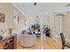 Bright living room with hardwood floors and sliding glass doors at 1009 Wood Cv, Kissimmee, FL 34743