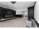 Home theater with elevated seating and projector at 1432 Reunion Blvd, Reunion, FL 34747