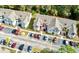 Complex of condo buildings from above, showing parking and surroundings at 2035 Royal Bay Blvd # 45, Kissimmee, FL 34746