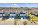 Aerial view of a row of townhouses, showcasing community and landscape at 2106 Crystal Bell St, Orlando, FL 32824
