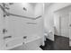 Clean bathroom with a tub, shower, and modern fixtures at 3240 Preserve Dr, Orlando, FL 32824