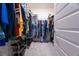 Walk-in closet with shelving, hanging space, and ample storage for clothing and accessories at 401 Chayne Pl, St Cloud, FL 34771