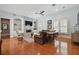 Spacious living room with fireplace and hardwood floors at 510 Golfpark Dr, Celebration, FL 34747