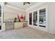 Stainless steel outdoor kitchen with built-in grill at 510 Golfpark Dr, Celebration, FL 34747