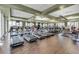 Well-equipped gym with treadmills and other exercise machines for a healthy lifestyle at 663 Shorehaven Dr, Poinciana, FL 34759