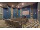 Community theater room with comfortable seating and a large projection screen at 771 Drop Shot Dr, Davenport, FL 33896
