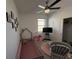 bedroom with a twin bed and playful decor at 835 Griffon Ave, Lake Alfred, FL 33850