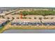 Aerial view of townhouses, highlighting subject property at 8886 Geneve Ct, Kissimmee, FL 34747