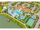 Resort-style pool, water park, and community amenities at 8886 Geneve Ct, Kissimmee, FL 34747