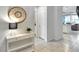 Bright and airy entryway with tile floors and white shelving at 8886 Geneve Ct, Kissimmee, FL 34747