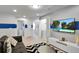 Game room with TV and comfortable seating at 8886 Geneve Ct, Kissimmee, FL 34747