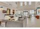 Spacious community clubhouse lobby with comfortable seating at 8886 Geneve Ct, Kissimmee, FL 34747