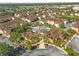 Aerial view of community pool and clubhouse at 12209 Wild Iris Way # 110, Orlando, FL 32837