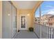Private screened balcony with view, perfect for relaxing outdoors at 12209 Wild Iris Way # 110, Orlando, FL 32837