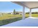 Covered patio with view to backyard and neighborhood at 1509 August Gray Dr, Kissimmee, FL 34744