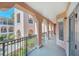 Private balcony with courtyard view at 211 Longview Ave # 209, Celebration, FL 34747