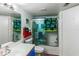 Bathroom with tub/shower combo and blue vanity at 2203 Key West Ct # 435, Kissimmee, FL 34741