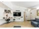 Spacious living room with a sleek workstation, modern decor, and an inviting atmosphere at 2203 Key West Ct # 435, Kissimmee, FL 34741