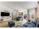 Open living room design with comfortable seating, stylish decor, and natural light at 2203 Key West Ct # 435, Kissimmee, FL 34741