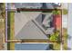 Top-down view of a house with gray roof and landscaping at 3040 Cardillino Way, Kissimmee, FL 34741