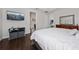 Main bedroom with plush carpet and access to bathroom and walk-in closet at 3040 Cardillino Way, Kissimmee, FL 34741