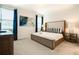 Serene bedroom with stylish decor, plush bedding, and elegant bedside tables at 350 Pendant Ct, Kissimmee, FL 34747