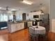 Spacious kitchen with island and stainless steel appliances at 813 Halifax Dr, Kissimmee, FL 34758