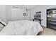 Bedroom with carpeted flooring, a television, and a double door closet at 13432 Beebe Aly, Orlando, FL 32827