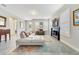 Spacious living room showcasing a comfortable seating arrangement and contemporary fireplace at 13432 Beebe Aly, Orlando, FL 32827